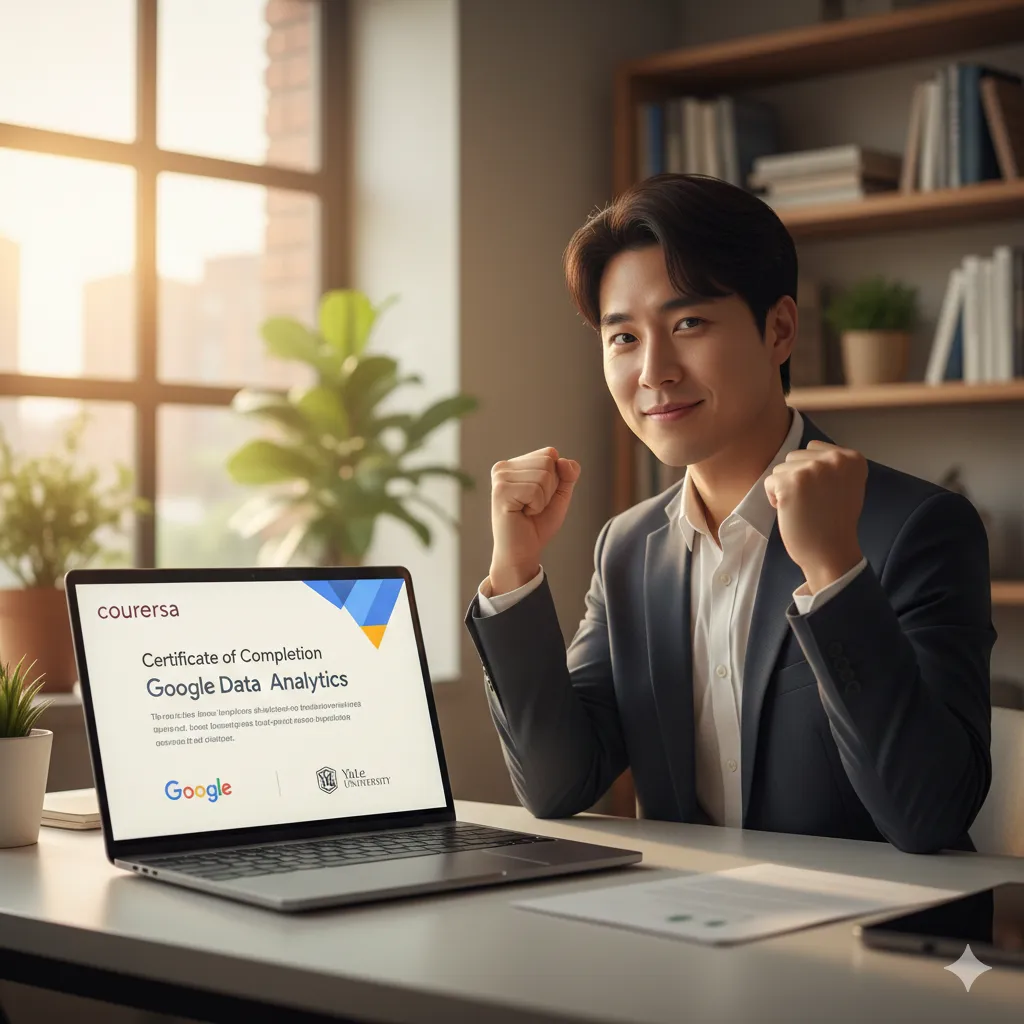 집에서 코세라 수료증 취득